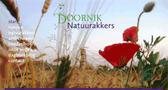 Desktop Screenshot of doorniknatuurakkers.nl