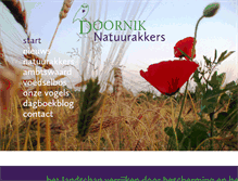 Tablet Screenshot of doorniknatuurakkers.nl